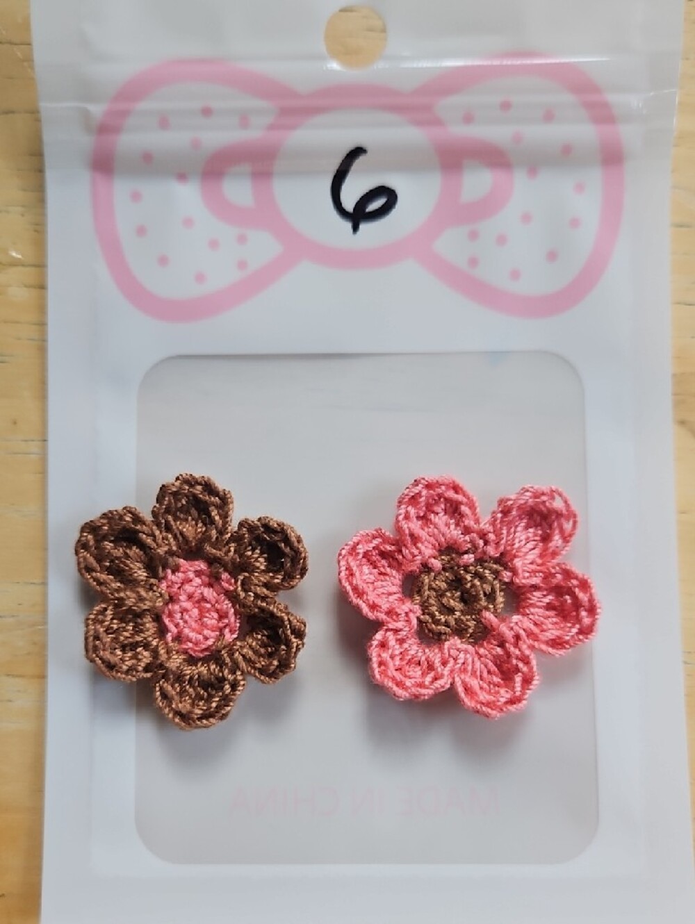 Handmade Crochet Flower Earringd - Picture 9 of 16